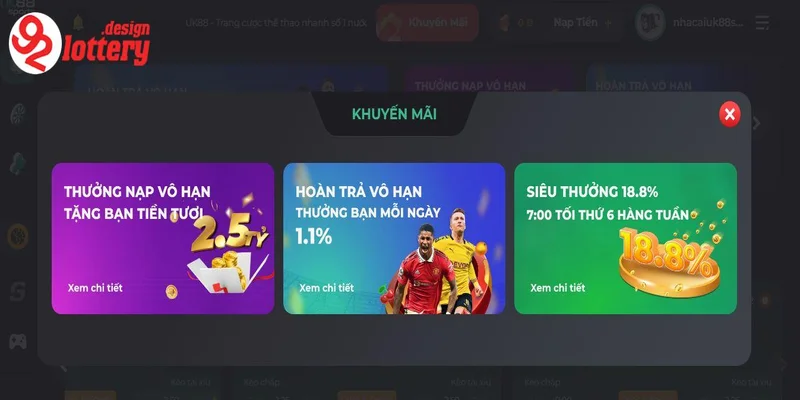 Khuyến Mãi 92LOTTERY - Cập Nhật Ưu Đãi Hấp Dẫn Nhất 2 Các chương trình khuyến mãi 92LOTTERY nổi bật